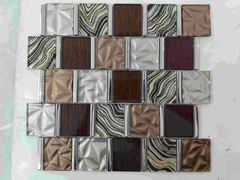 Various kinds of mixed glass mosaic